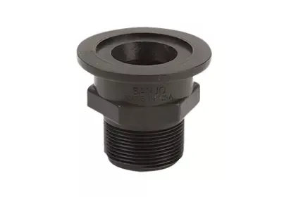 2-manifold-flange-x-1-1-2-male-mpt-banjo-fitting-polypropylene 2" Manifold Flange X 1 1/2" Male MPT Banjo Fitting | Polypropylene