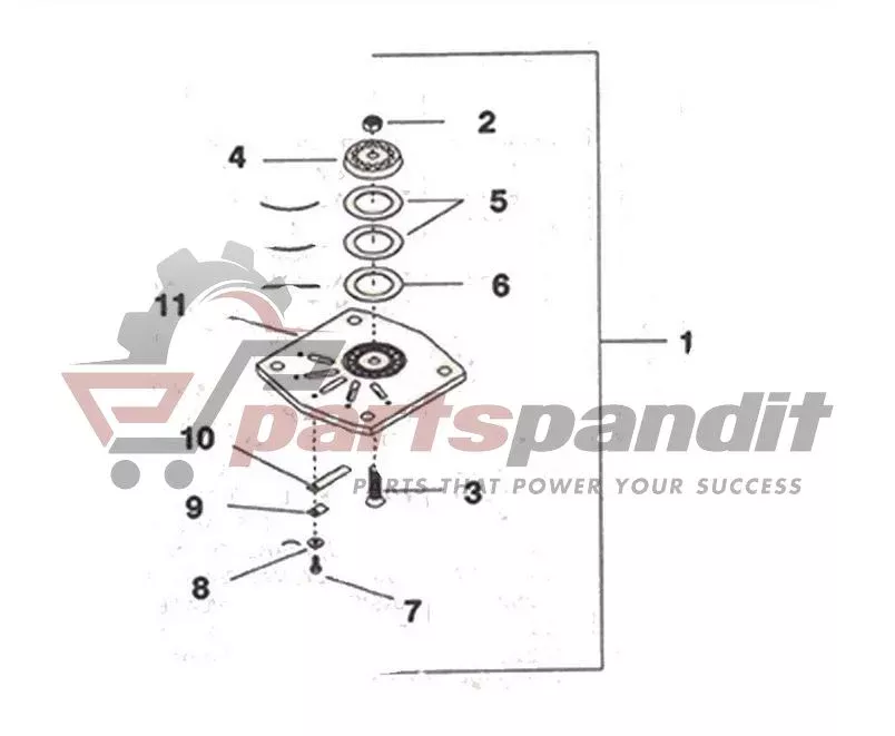 2540-model-ingersoll-rand-type-30-compatible-lp-low-pressure-seat-plate-32228355 2540 Model Ingersoll Rand Type 30 compatible LP Low Pressure Seat Plate 32228355