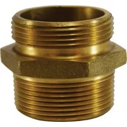 444095-hex-nipple-2-1-2-in-mnst-x-1-1-2-in-mnst-brass 444095 Hex Nipple, 2-1/2 in MNST x 1-1/2 in MNST, Brass