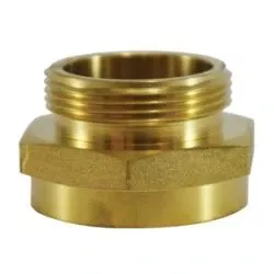 444318-fire-hose-hex-adapter-2-in-fnpt-x-2-1-2-in-mnst-brass 444318 Fire Hose Hex Adapter, 2 in FNPT x 2-1/2 in MNST, Brass