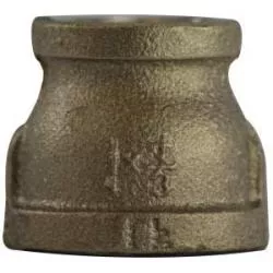 44464LF Reducing Coupling, 4 in FPT x 2 in FPT, Bronze