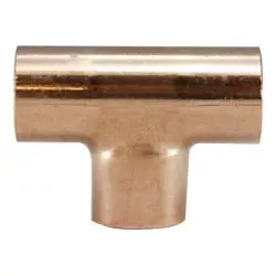 77478-reducing-tee-5-8-in-compression-x-3-8-in-compression-x-5-8-in-compression- 77478 Reducing Tee, 5/8 in Compression x 3/8 in Compression x 5/8 in Compression, Copper