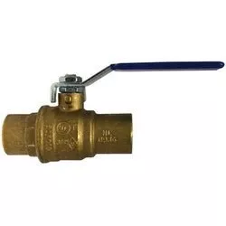 940215LF Ball Valve, 1-1/4 in Nominal, C x C, 600 psi WOG Pressure, -20 to 248 deg F
