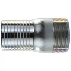 973909-adapter-1-1-4-in-barbed-x-1-1-4-in-mpt-steel-galvanized 973909 Adapter, 1-1/4-in Barbed x 1-1/4-in MPT, Steel, Galvanized