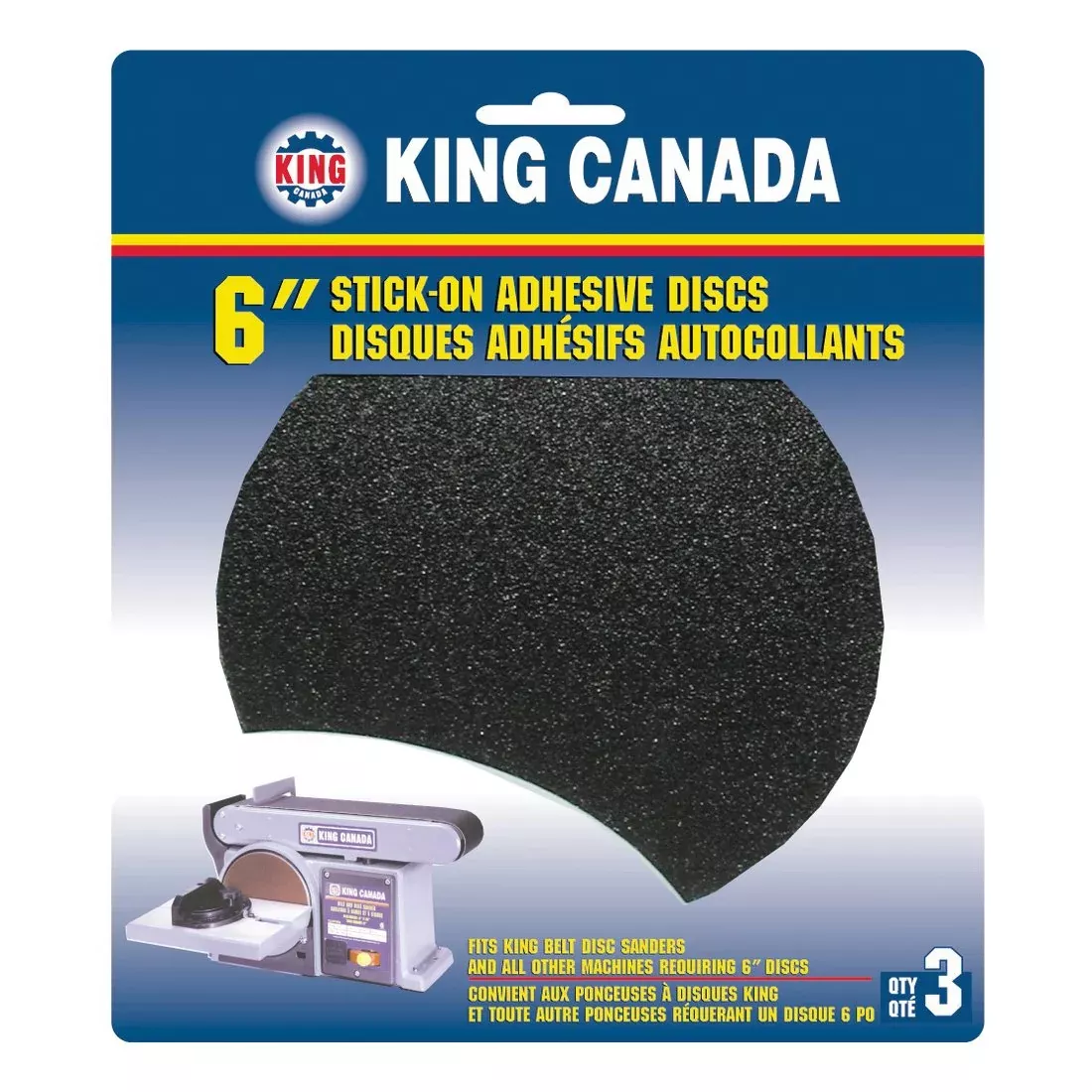 abrasive-disc-king-canada-3-pc-6 Abrasive Disc - King Canada 3 PC. 6