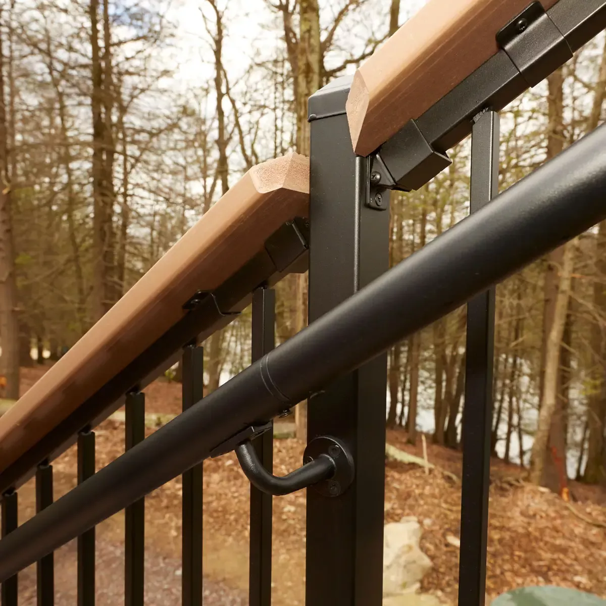 aluminum-handrail-fortress-railing Aluminum Handrail for Fortress Railing