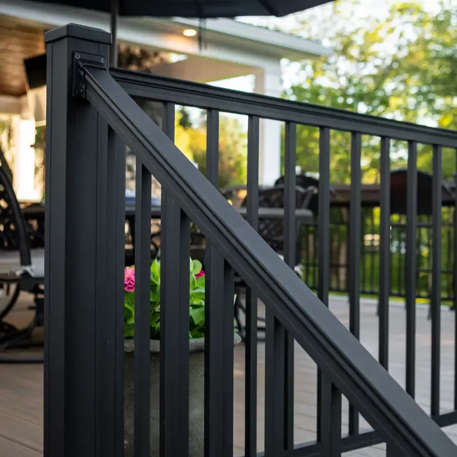 American Series Stair Rail Kit for Keylink Aluminum Baluster Railing