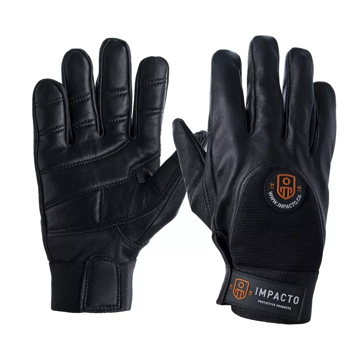 Anti-Impact Gloves - Impacto Leather, Full Finger AV407