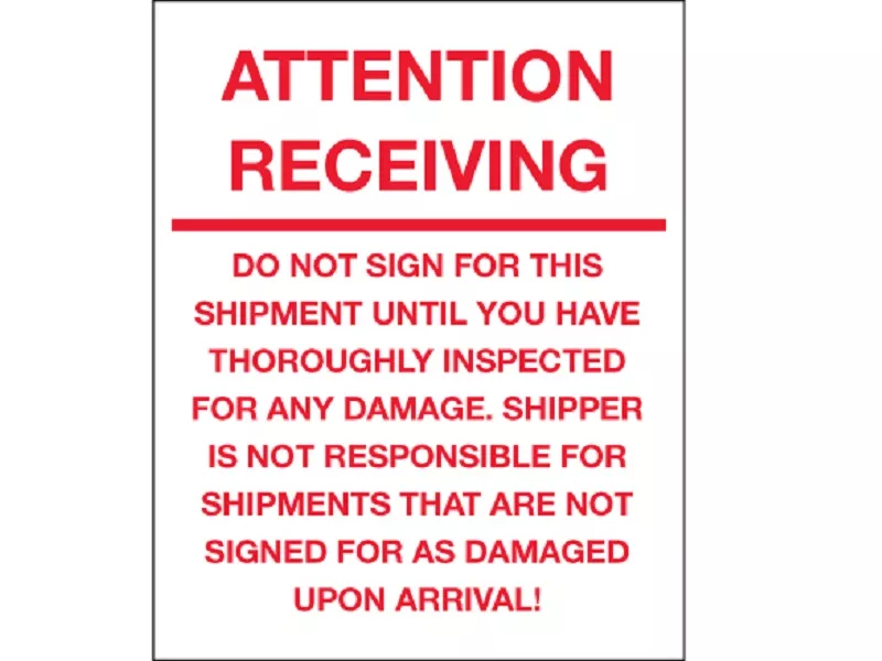 attention-receiving-do-not-sign-this-shipment-labels "Attention Receiving - Do Not Sign For This Shipment" Labels
