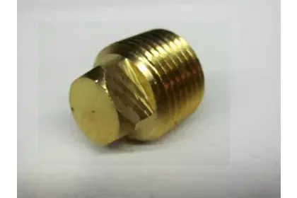 Brass 1/2" Square Pipe Plug