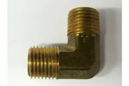Brass 1/4" MPT 90 Degree Elbow