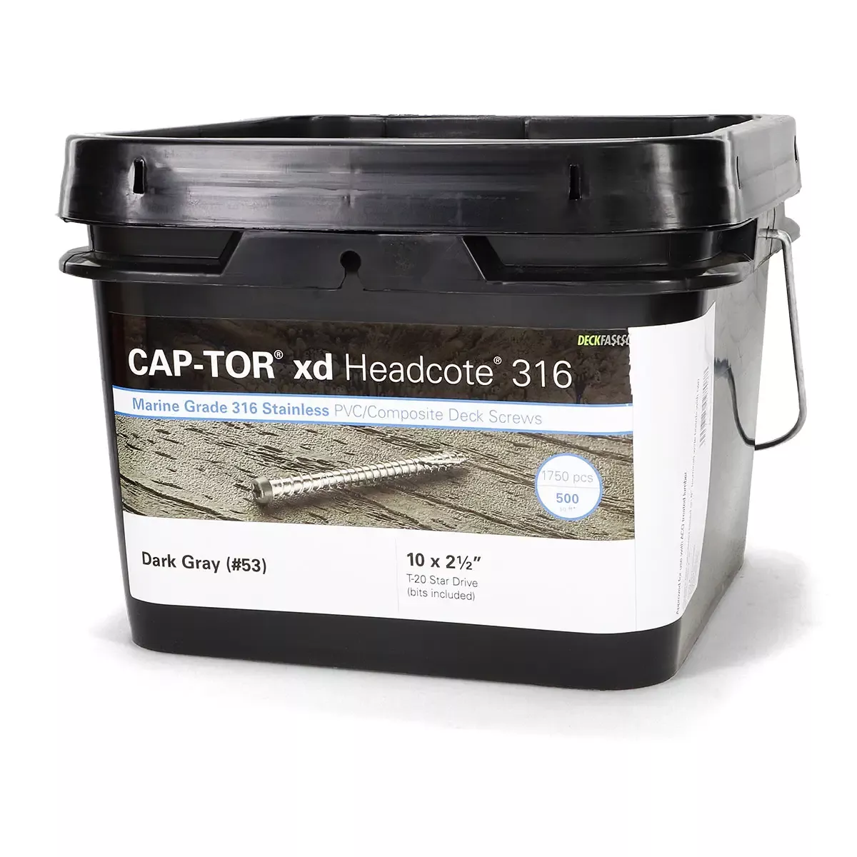 CAP-TOR xd 316 Stainless Steel Composite Deck Screws by Starborn