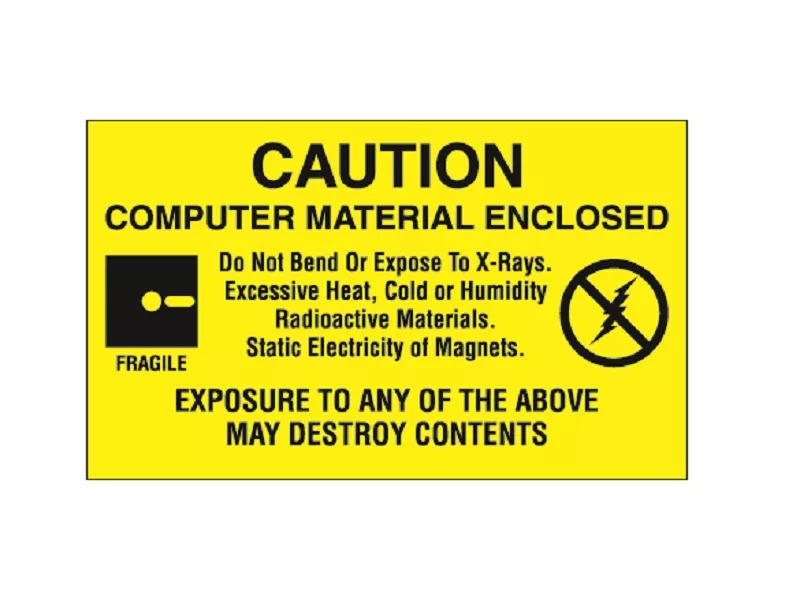 computer-material-enclosed-labels "Computer Material Enclosed" Labels