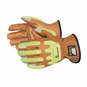 Cut Resistant Gloves - Superior Glove Endura With Olibloc, Cowhide Leather Blended Kevlar /Composite Filament Fiber Lining, 378CKGVB