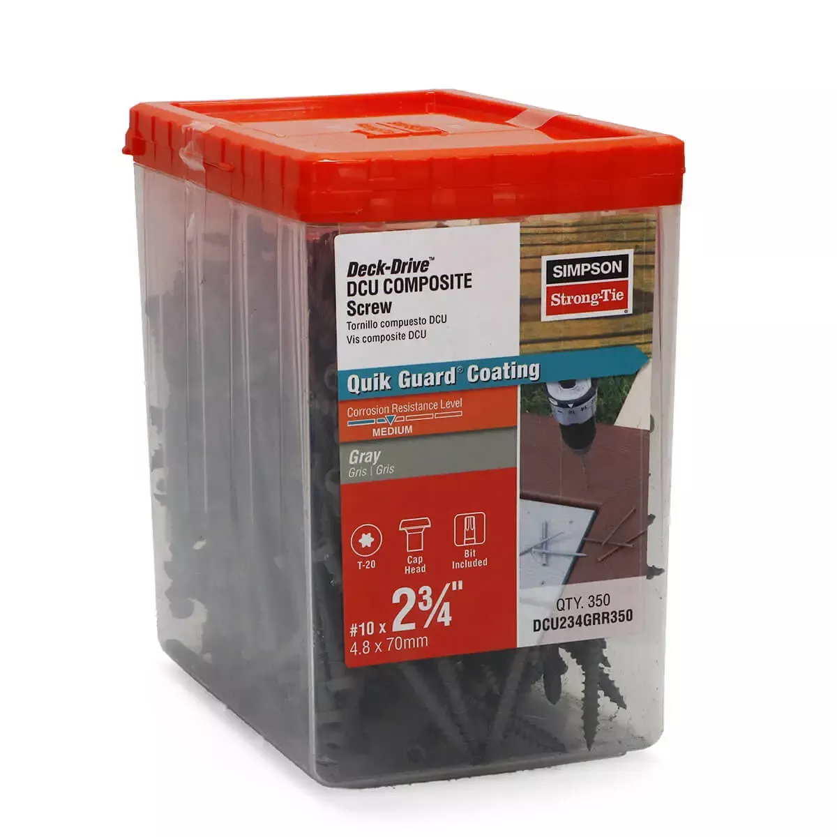DCU Composite Deck Screws by Simpson Strong-Tie