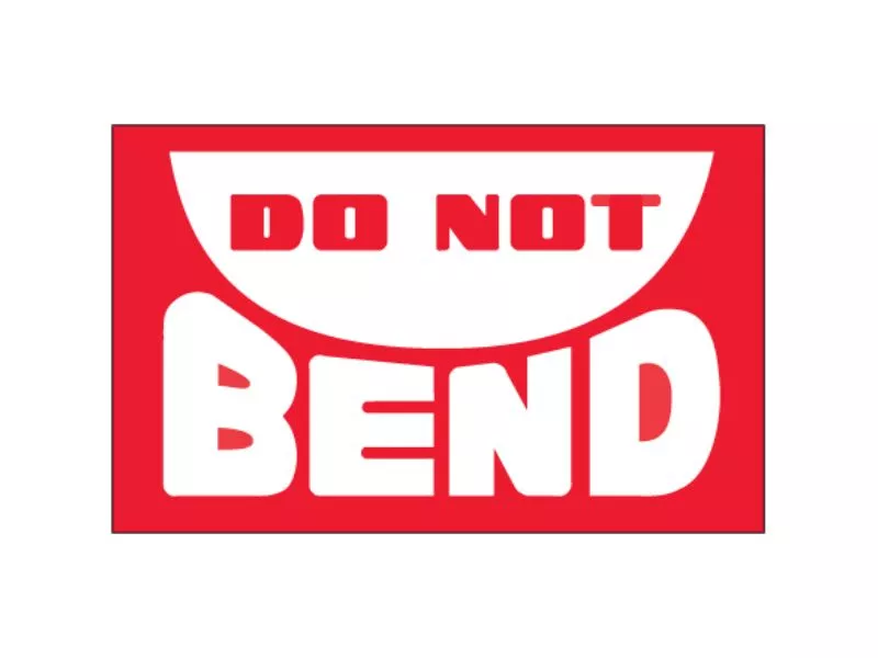 do-not-bend-labels "Do Not Bend" Labels