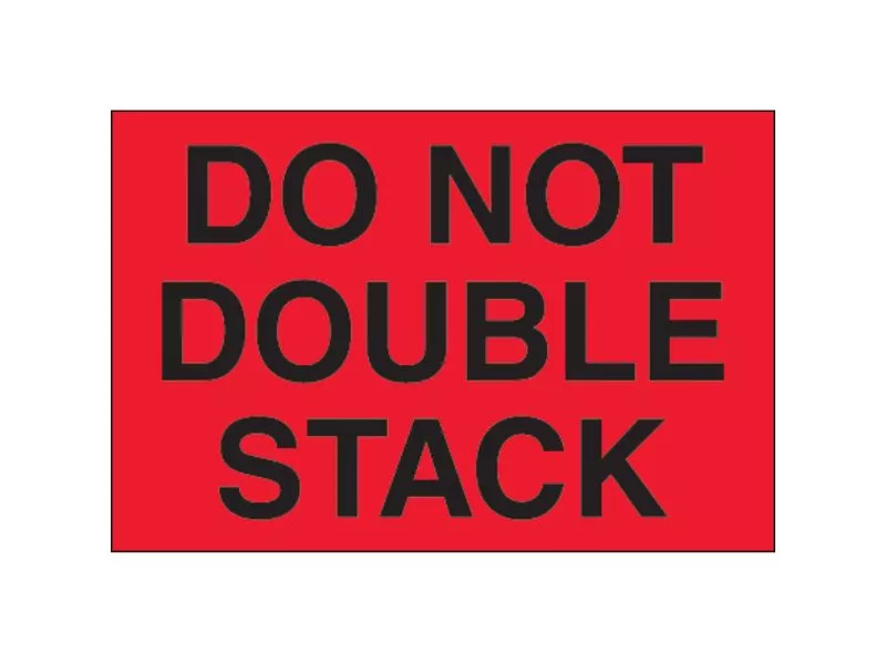 do-not-double-stack-fluorescent-labels "Do Not Double Stack" Fluorescent Labels