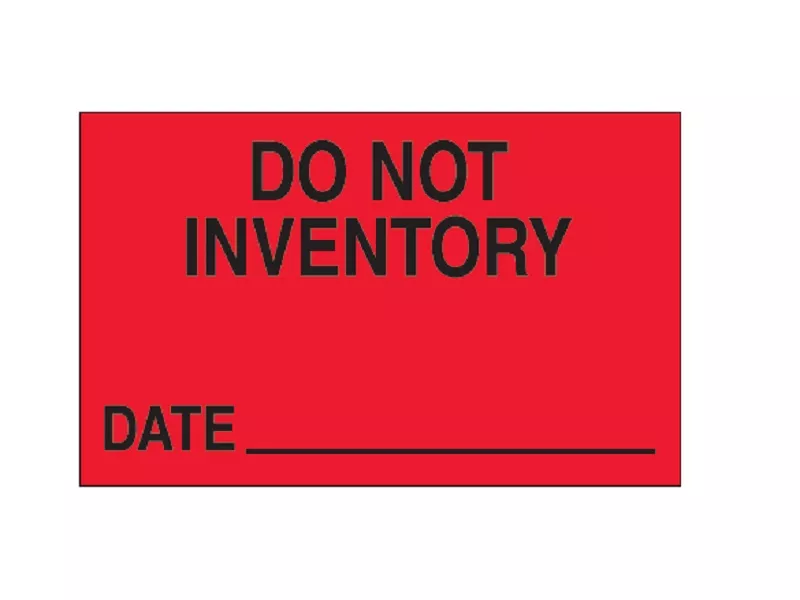 do-not-inventory-date-fluorescent-red-labels "Do Not Inventory - Date" Fluorescent Red Labels