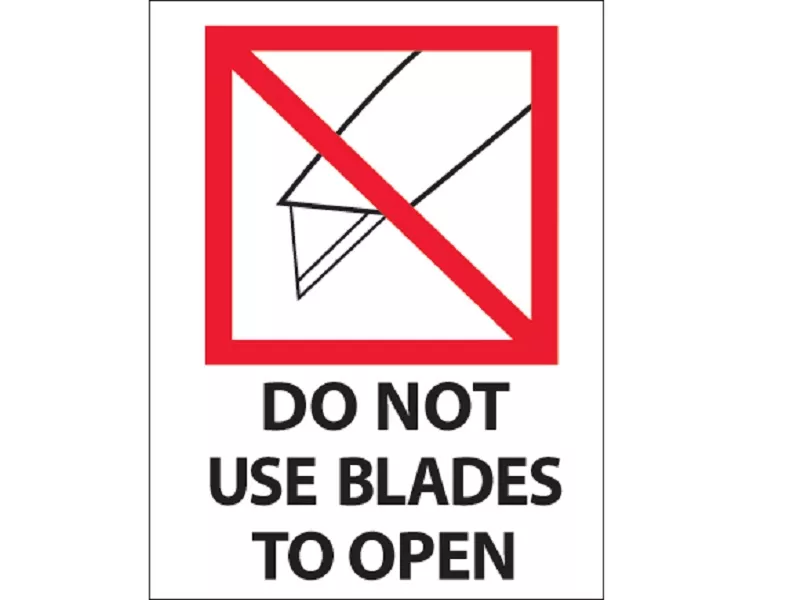 do-not-use-blades-to-open-labels "Do Not Use Blades to Open" Labels