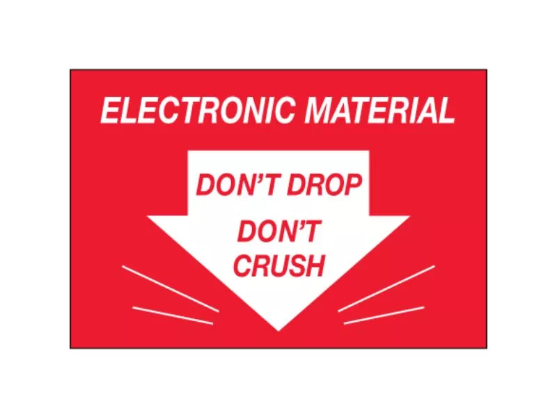 don-t-drop-don-t-crush-electronic-material-labels "Don't Drop Don't Crush - Electronic Material" Labels