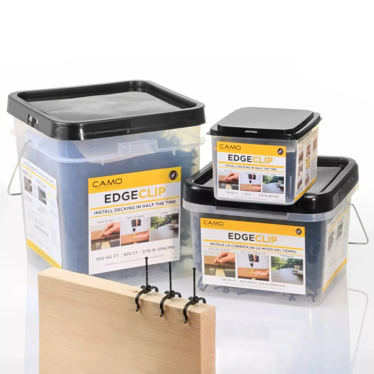 EDGE Clip Hidden Deck Fasteners by CAMO