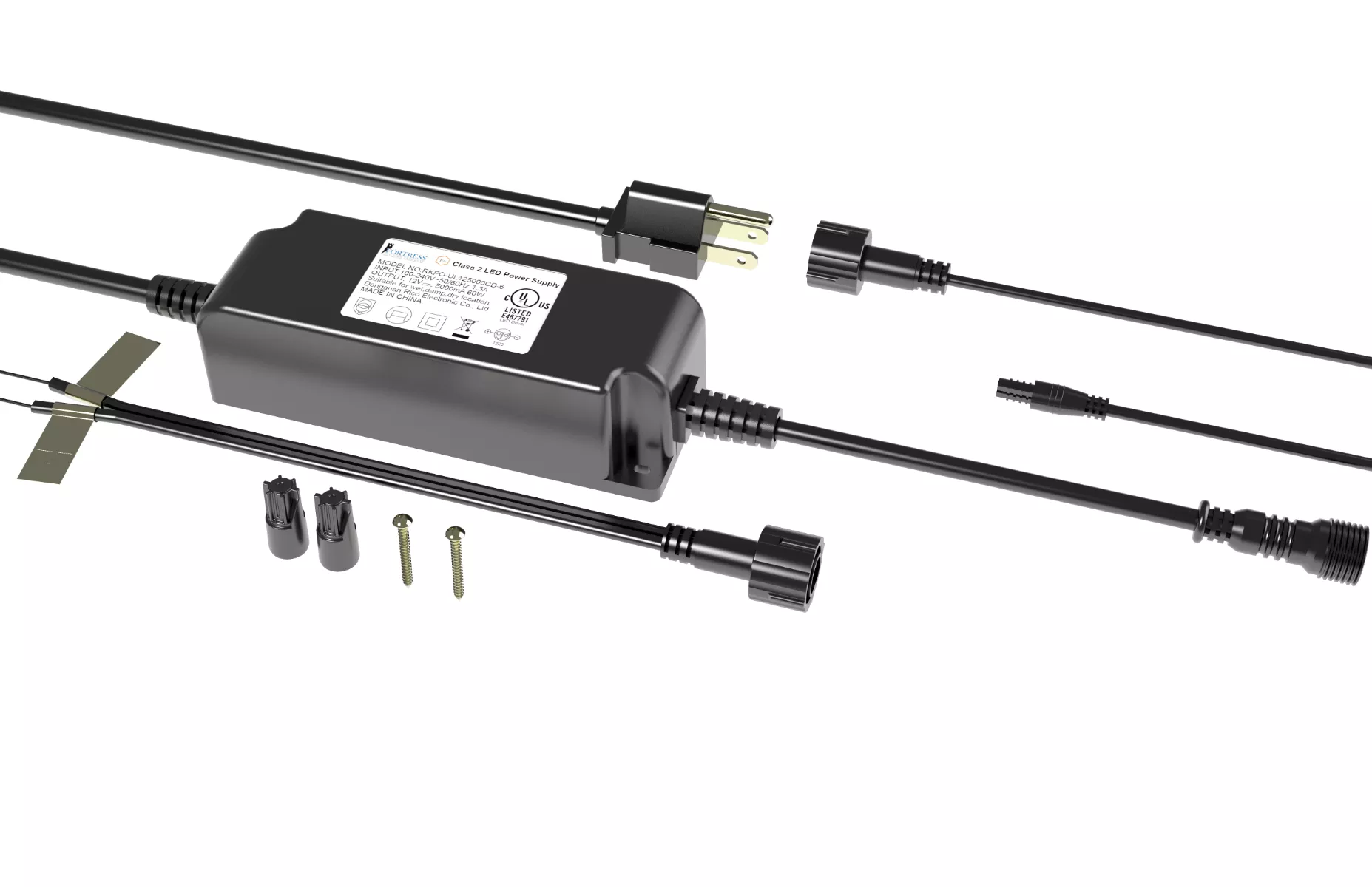 fortressaccents-led-transformer-type-1-plug FortressAccents LED Transformer - Type 1 Plug