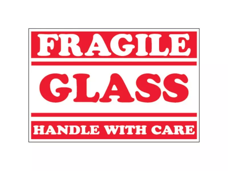 fragile-glass-handle-with-care-labels "Fragile - Glass - Handle With Care" Labels