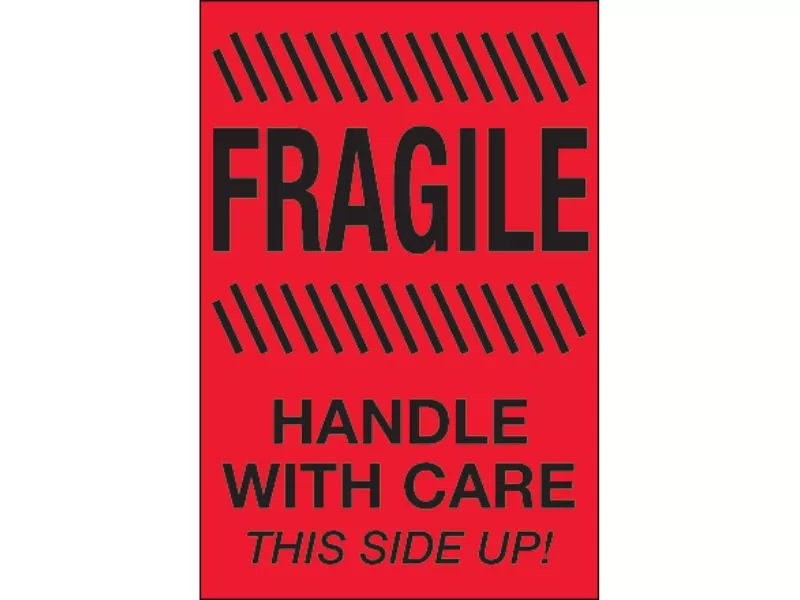 fragile-handle-with-care-this-side-up-fluorescent-red-labels "Fragile - Handle With Care - This Side Up" Fluorescent Red Labels
