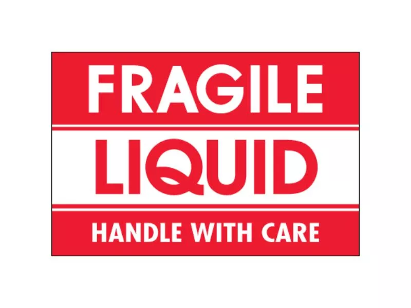 fragile-liquid-handle-with-care-labels "Fragile - Liquid - Handle With Care" Labels