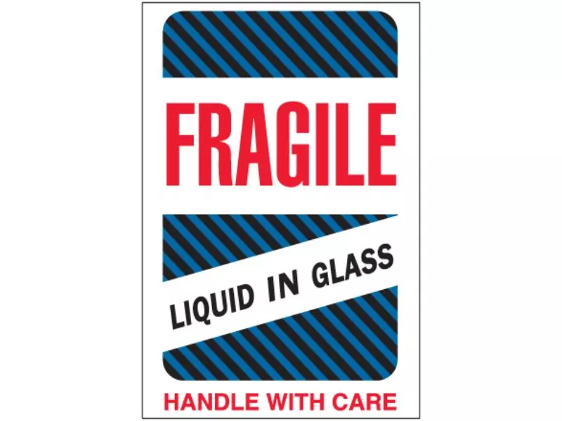 fragile-liquid-in-glass-labels "Fragile - Liquid in Glass" Labels
