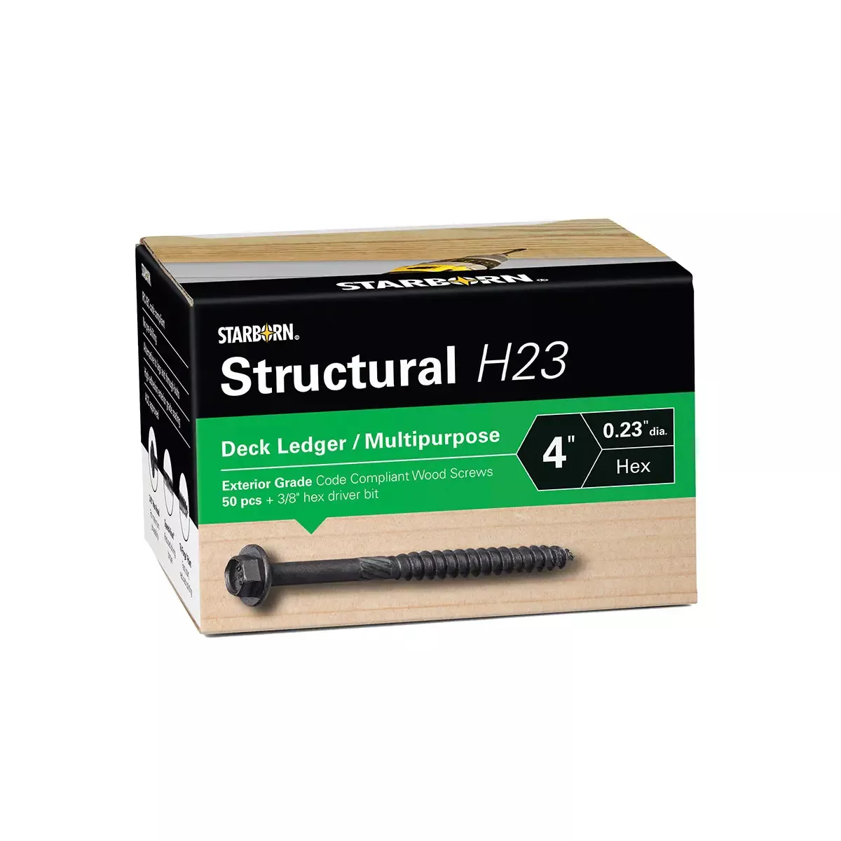 h23-ledger-multipurpose-structural-wood-screws-by-starborn H23 Ledger/Multipurpose Structural Wood Screws by Starborn