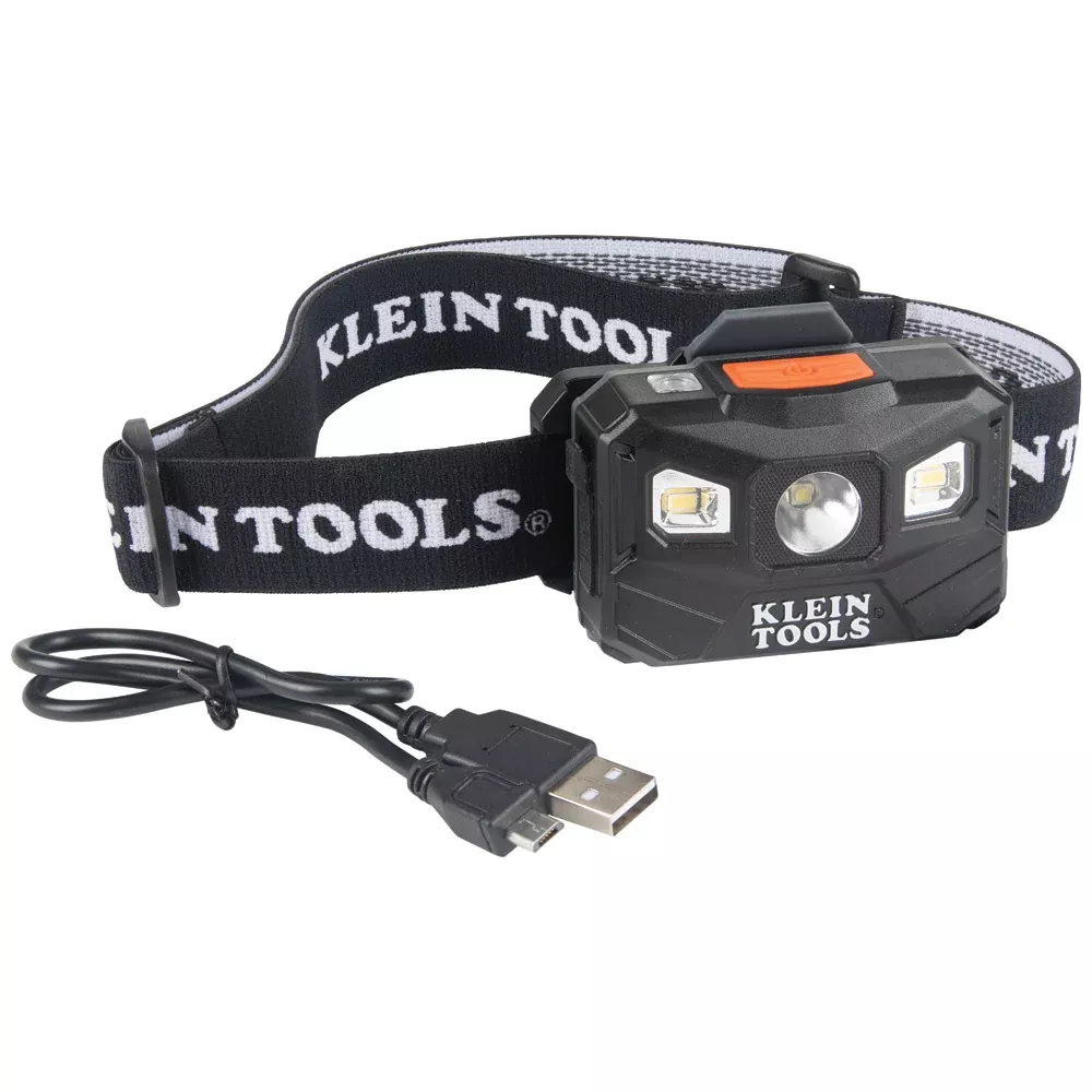 Headlamp - Klein Tools Rechargeable Headlamp with Strap, 56048