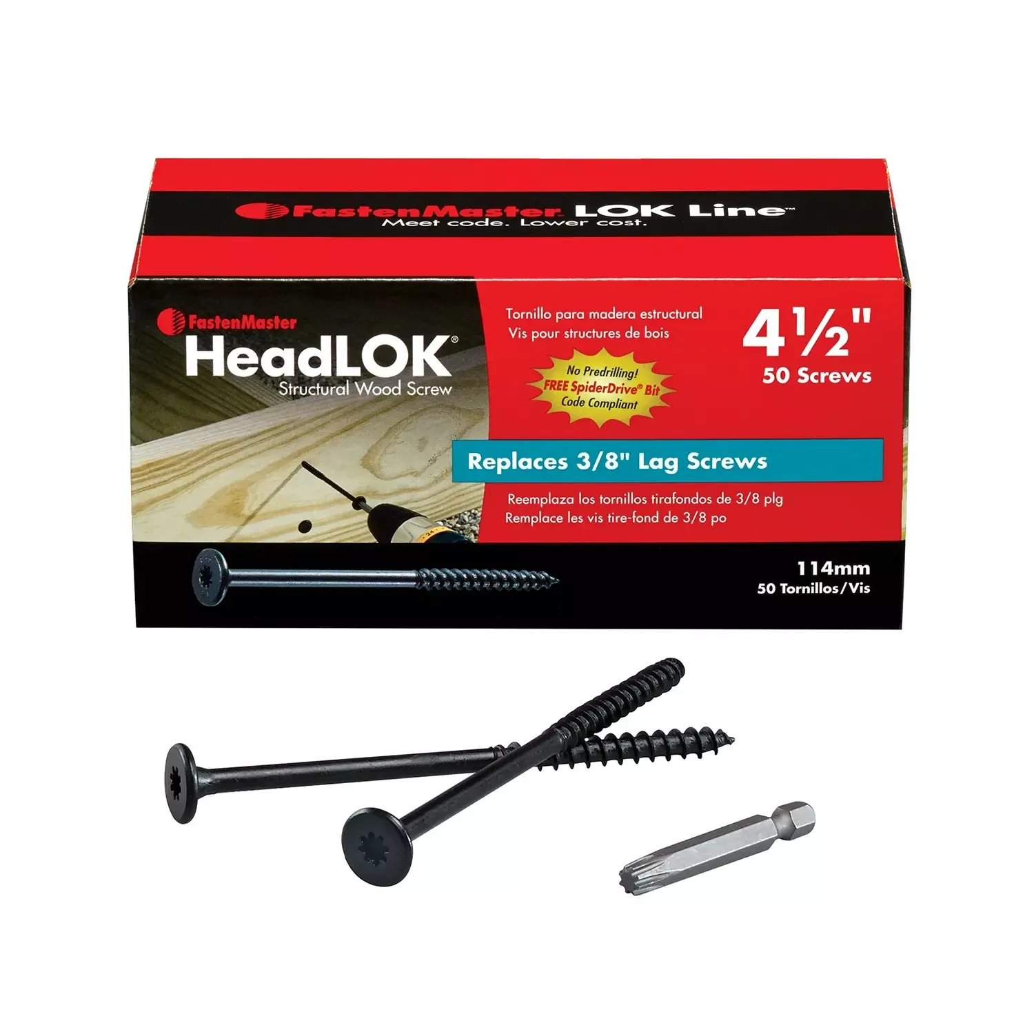 headlok-structural-wood-screws-by-fastenmaster HeadLOK Structural Wood Screws By FastenMaster