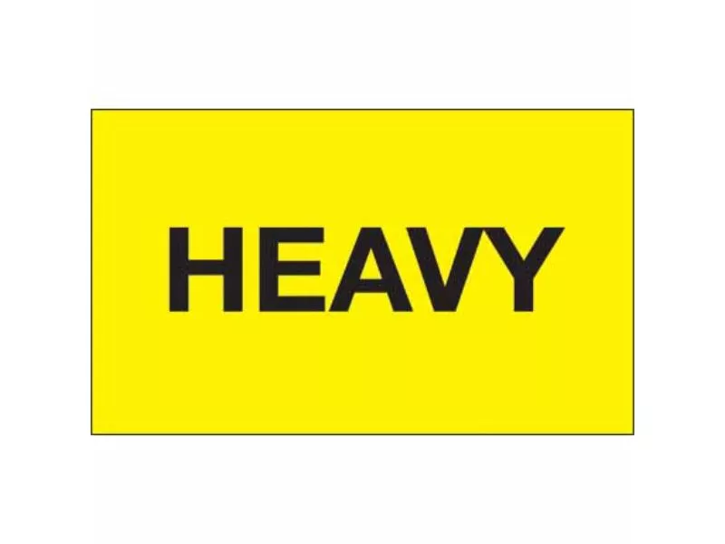 heavy-fluorescent-yellow-labels "Heavy" Fluorescent Yellow Labels