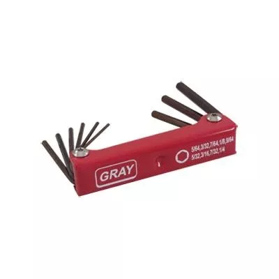 hex-key-set-gray-tools-imperial-9-piece-ball-end-hex-key-set-69959 Hex Key Set - Gray Tools Imperial 9-Piece Ball End Hex Key Set 69959
