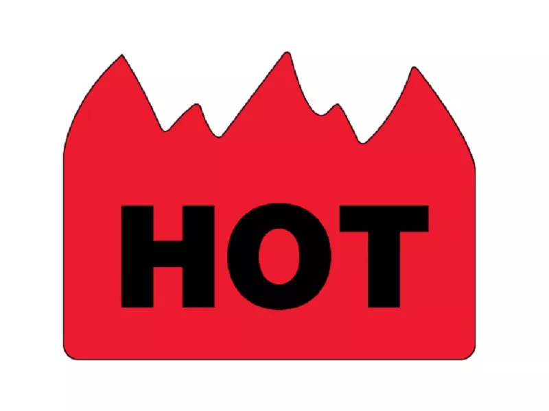 "Hot" Bill of Lading Flame Labels