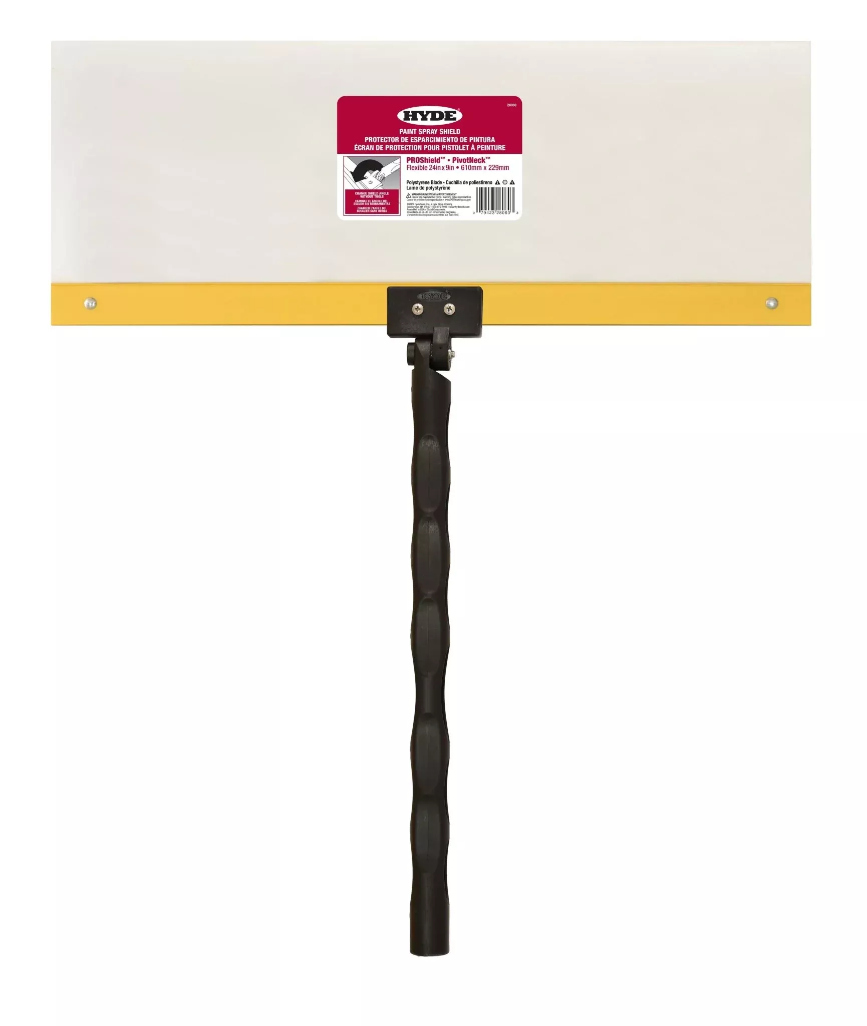 Hyde Tools 28060 24" x 9" Flexible Spray Shield