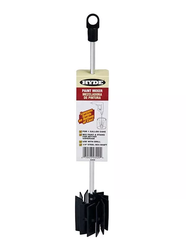 Hyde Tools 43420 1-Qt./Gal. Paint Mixer
