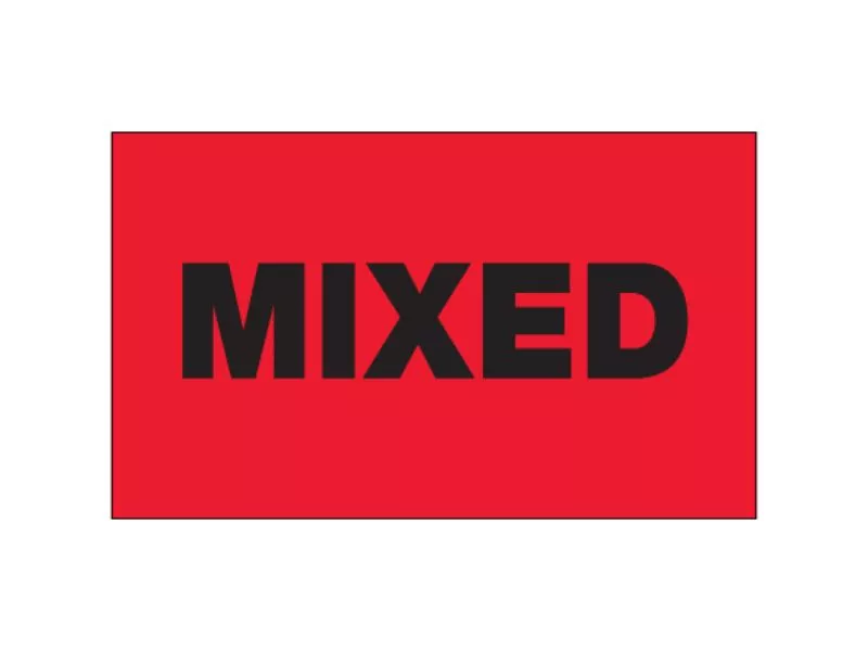 mixed-fluorescent-red-labels "Mixed" Fluorescent Red Labels