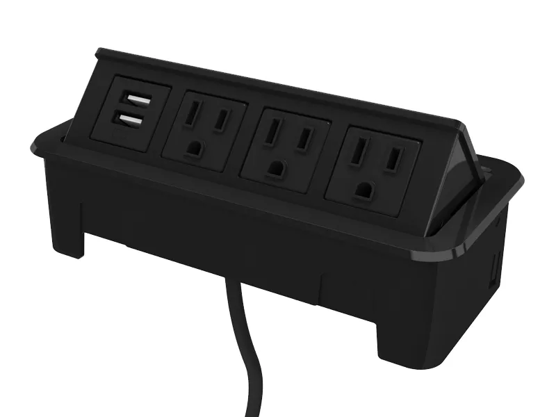 Nacre Power & Data Grommet - 4 Port