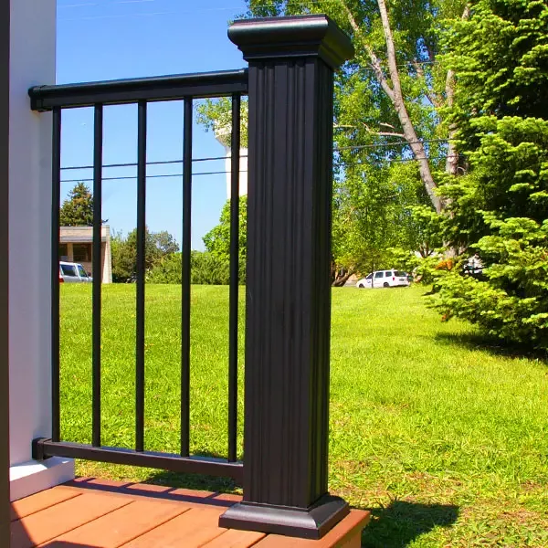 newel-aluminum-post-cover-kit-by-afco Newel Aluminum Post Cover Kit by AFCO