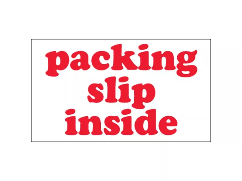 "Packing Slip Inside - Made in America" Labels