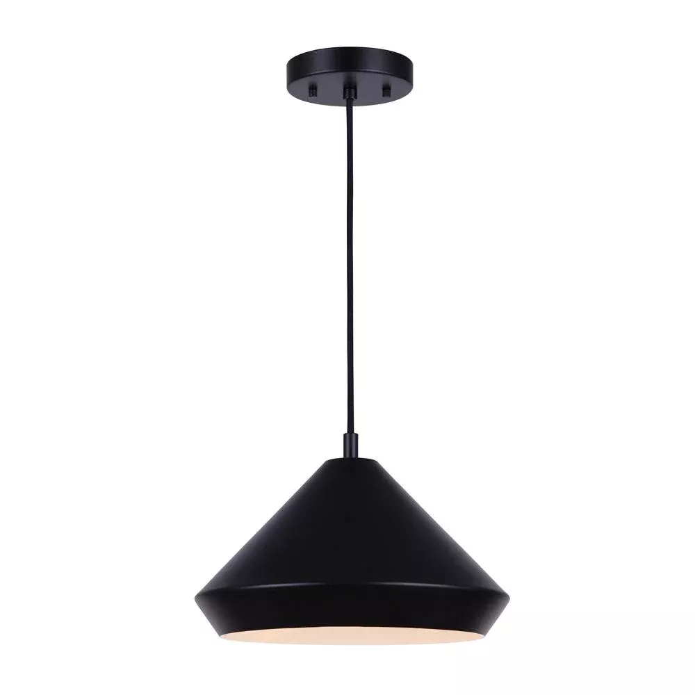 pendant-light-canarm-byck-matte-black-13 Pendant Light - Canarm BYCK Matte Black 13