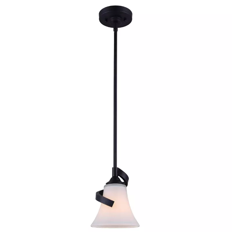 Pendant Light - Canarm RUE Rubbed Antique Bronze 1-Light IPL587A01RA