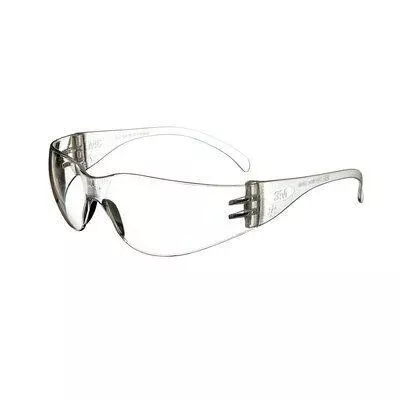 Protective Glasses - 3M Virtua Protective Eyewear, Clear Temple, Clear Anti-Fog Lens, 11329-00000-100