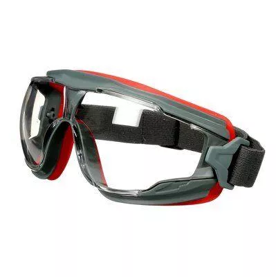 protective-goggles-3m-gogglegear-splash-goggle-with-clear-scotchgard-anti-fog-le Protective Goggles - 3M GoggleGear Splash Goggle with Clear Scotchgard Anti-Fog Lens, Black /Red, GG501SGAF