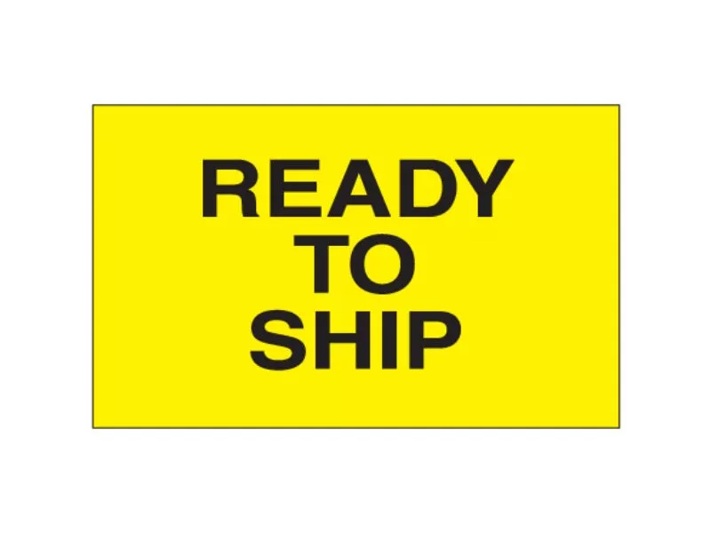 ready-to-ship-fluorescent-yellow-labels "Ready to Ship" Fluorescent Yellow Labels