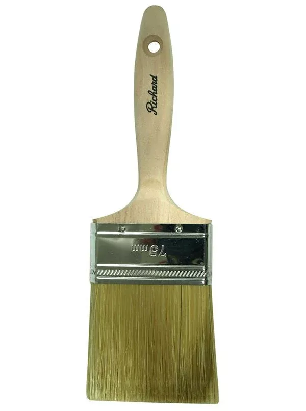 richard-80203-3-stain-brush-stain-series-mixed-bristles-plastic-handle Richard 80203 3'' Stain Brush, STAIN series. Mixed bristles, plastic handle.
