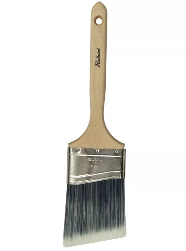 Richard 80754 3'' Angular Paint Brush, CONNOISSEUR EXTRA series, polyester-nylon, wood handle