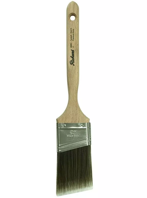 Richard 80962 2" Angular Paint Brush, Polyester - Nylon, Wood Handle